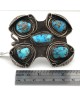 Navajo Sterling Silver & Turquoise Cuff Bracelet